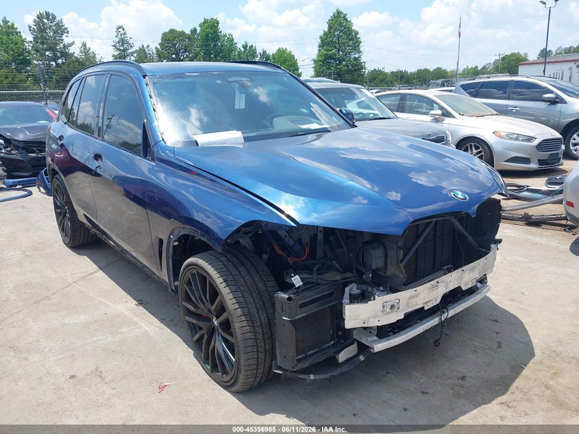 2021 BMW X5 VIN 5UXCR4C07M9G71206 IAAI salvage auction — FRONT END, Salvage (North Carolina), sold $16,600 on 2026-07-29 (photo 1)