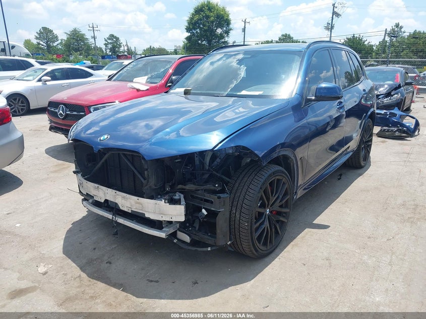 2021 BMW X5 VIN 5UXCR4C07M9G71206 IAAI salvage auction — FRONT END, Salvage (North Carolina), sold $16,600 on 2026-07-29 (photo 2)