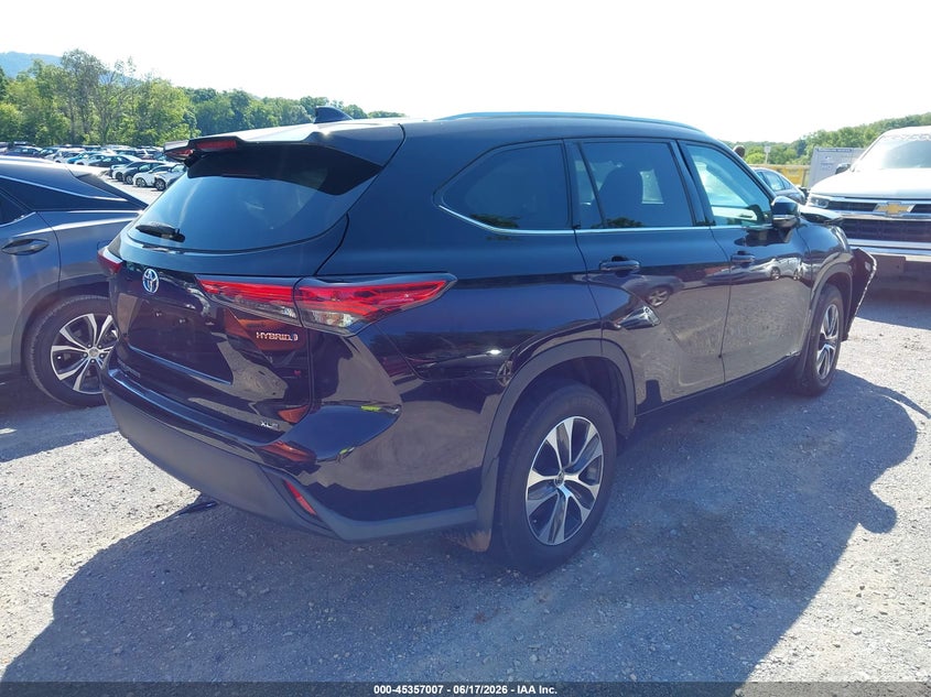 2020 Toyota Highlander VIN 5TDHBRCH3LS012342 IAAI salvage auction — FRONT END, Salvage (Virginia), sold $12,650 on 2026-07-07 (photo 4)