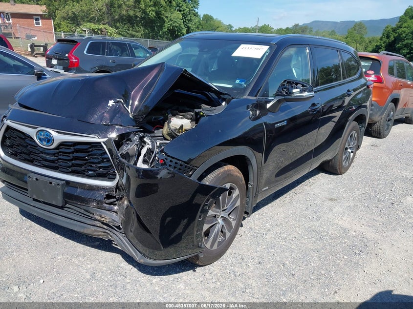 2020 Toyota Highlander VIN 5TDHBRCH3LS012342 IAAI salvage auction — FRONT END, Salvage (Virginia), sold $12,650 on 2026-07-07 (photo 6)