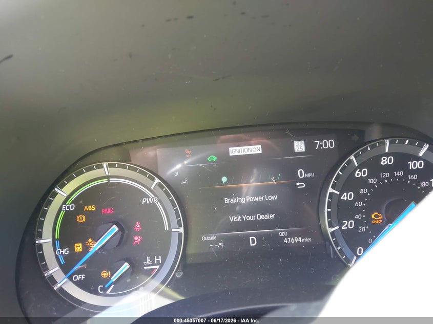 2020 Toyota Highlander VIN 5TDHBRCH3LS012342 IAAI salvage auction — FRONT END, Salvage (Virginia), sold $12,650 on 2026-07-07 (photo 7)