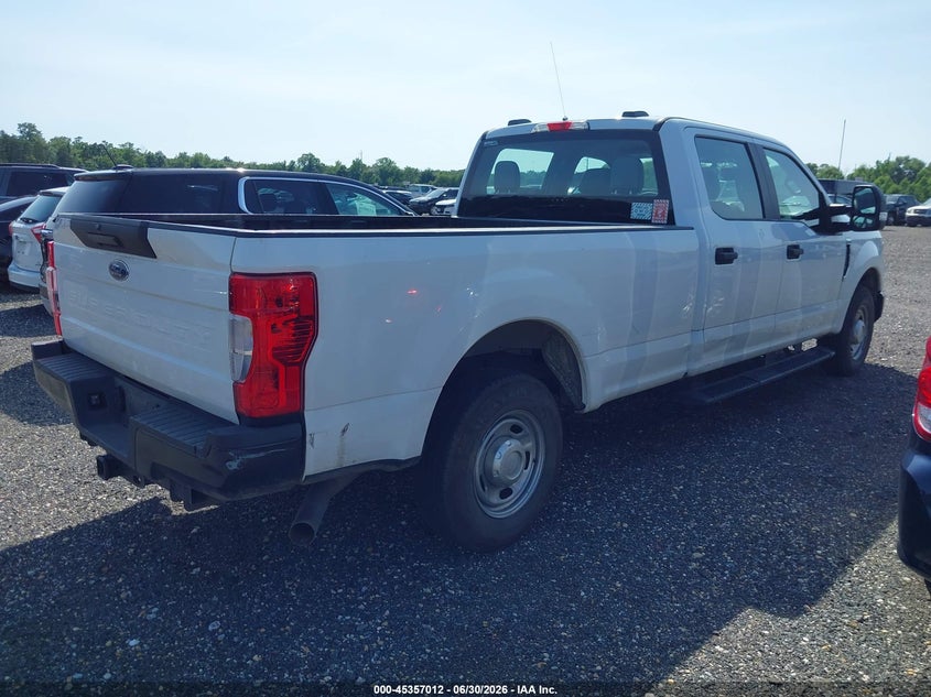 2022 Ford F-250 VIN 1FT7W2A69NEC95508 IAAI salvage auction — NORMAL WEAR, Sf97 (Maryland), sold $18,000 on 2026-08-31 (photo 4)