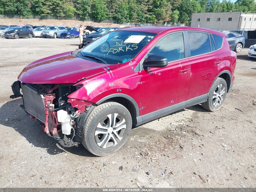 2018 Toyota Rav 4 VIN JTMBFREVXJD229862 IAAI salvage auction — FRONT END, Salvage (Massachusetts), sold $4,300 on 2026-07-24 (photo 2)