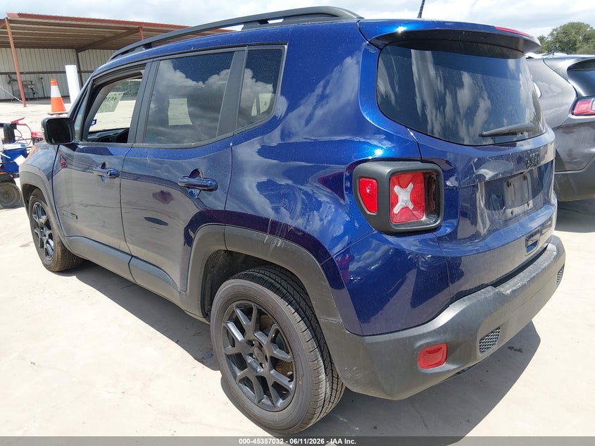 2019 Jeep Renegade VIN ZACNJABB2KPK61664 IAAI salvage auction — RIGHT FRONT, Original (Texas), sold $1,650 on 2026-08-18 (photo 3)