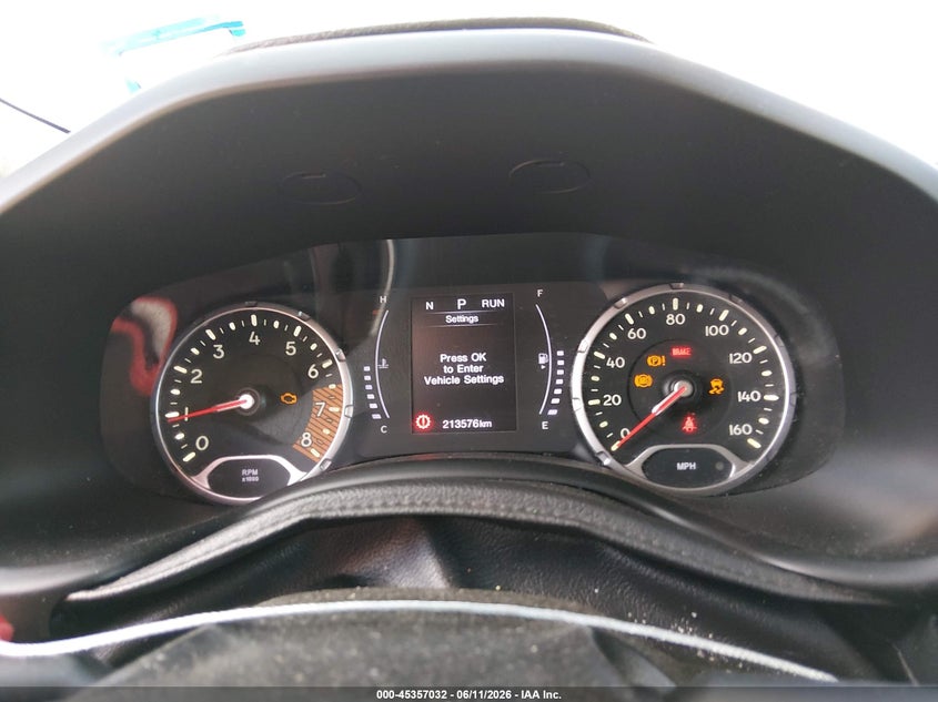 2019 Jeep Renegade VIN ZACNJABB2KPK61664 IAAI salvage auction — RIGHT FRONT, Original (Texas), sold $1,650 on 2026-08-18 (photo 7)