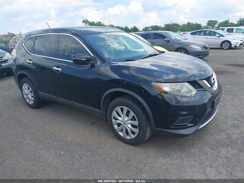 2015 Nissan Rogue VIN KNMAT2MV6FP592002 IAAI salvage auction — NORMAL WEAR, Clear (Virginia), sold $375 on 2026-07-21 (photo 1)