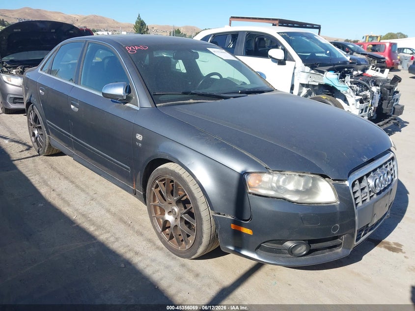2006 Audi S4 VIN WAUGL78E16A221721 IAAI salvage auction — NORMAL WEAR, Clear - Dealer Only (California), sold $450 on 2026-07-09 (photo 1)