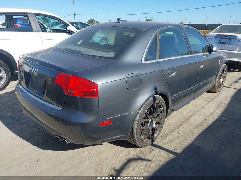 2006 Audi S4 VIN WAUGL78E16A221721 IAAI salvage auction — NORMAL WEAR, Clear - Dealer Only (California), sold $450 on 2026-07-09 (photo 4)