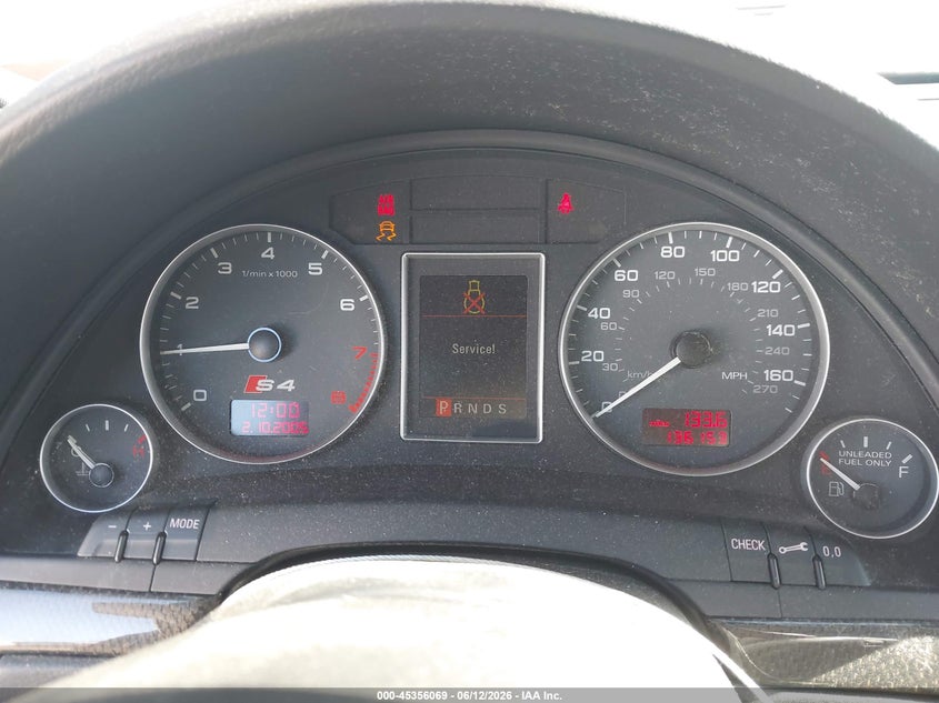 2006 Audi S4 VIN WAUGL78E16A221721 IAAI salvage auction — NORMAL WEAR, Clear - Dealer Only (California), sold $450 on 2026-07-09 (photo 7)