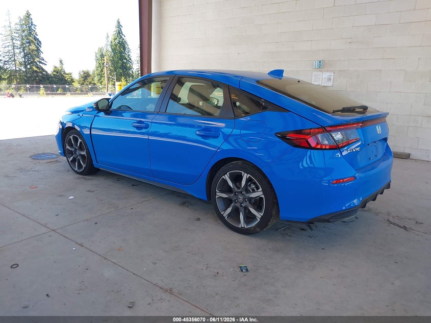 2025 Honda Civic VIN JHMFL4H97SX003465 IAAI salvage auction — FRONT END, Salvage Title, sold $5,700 on 2026-07-22 (photo 3)