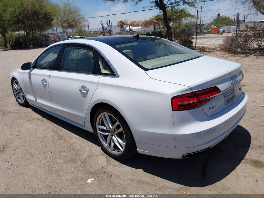 2016 Audi A8 VIN WAU43AFD7GN015792 IAAI salvage auction — RIGHT FRONT, Salvage Title, sold $2,300 on 2026-07-23 (photo 3)