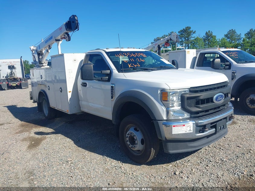 2020 Ford F-550 chassis VIN 1FDUF5GN7LEC47646 IAAI salvage auction — NORMAL WEAR, Clear (North Carolina), sold $27,250 on 2026-07-29 (photo 1)