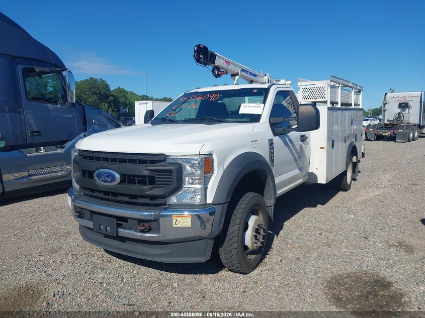 2020 Ford F-550 chassis VIN 1FDUF5GN7LEC47646 IAAI salvage auction — NORMAL WEAR, Clear (North Carolina), sold $27,250 on 2026-07-29 (photo 2)