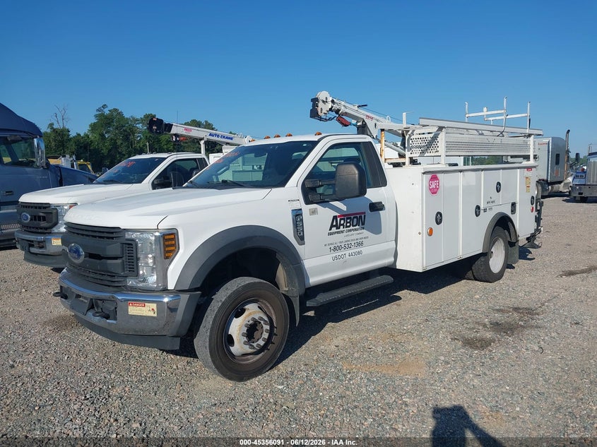 2019 Ford VIN 1FDUF5GY9KDA01454 IAAI salvage auction — FRONT END, Clear (North Carolina), sold $70,000 on 2026-08-19 (photo 2)