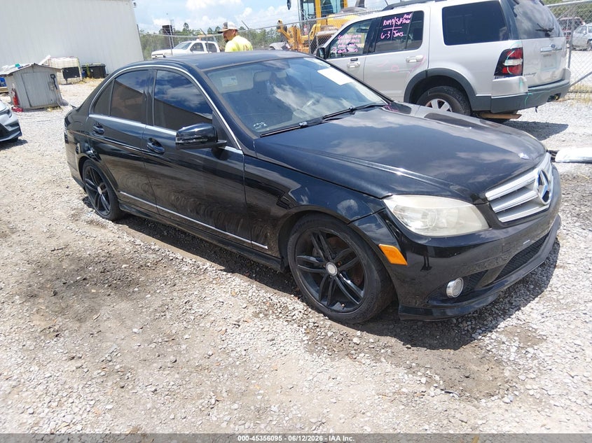 2012 Mercedes-benz C-klasse VIN WDDGF4HB5CR196470 IAAI salvage auction — WATER/FLOOD, Salvage Title, sold $425 on 2026-08-09 (photo 1)
