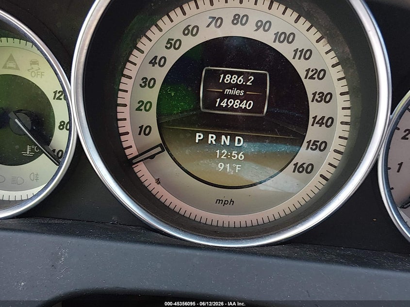 2012 Mercedes-benz C-klasse VIN WDDGF4HB5CR196470 IAAI salvage auction — WATER/FLOOD, Salvage Title, sold $425 on 2026-08-09 (photo 7)