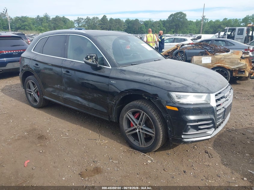 2018 Audi Sq5 VIN WA1C4AFY2J2199878 IAAI salvage auction — SIDE, Salvage Title, sold $4,650 on 2026-07-28 (photo 1)