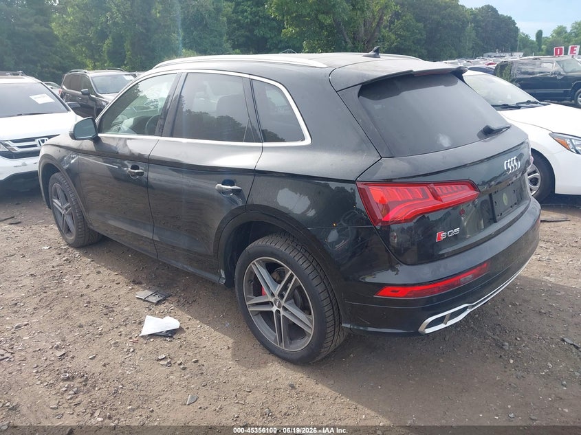 2018 Audi Sq5 VIN WA1C4AFY2J2199878 IAAI salvage auction — SIDE, Salvage Title, sold $4,650 on 2026-07-28 (photo 3)