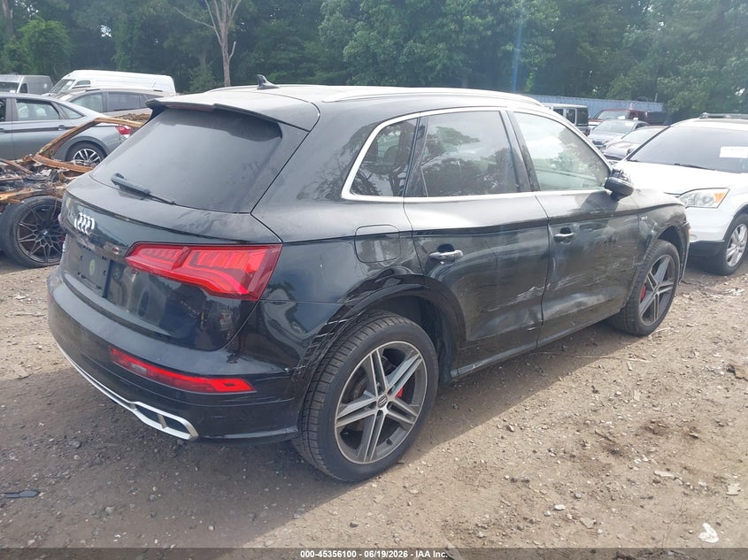 2018 Audi Sq5 VIN WA1C4AFY2J2199878 IAAI salvage auction — SIDE, Salvage Title, sold $4,650 on 2026-07-28 (photo 4)