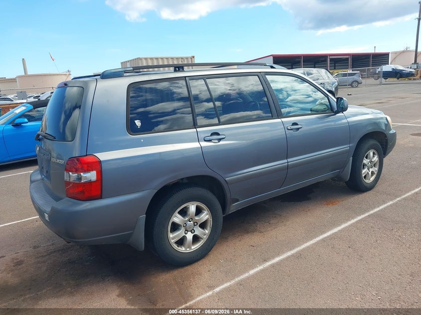 2004 Toyota Highlander VIN JTEEP21A440002890 IAAI salvage auction — NORMAL WEAR, Clear (Hawaii), sold $325 on 2026-07-14 (photo 4)