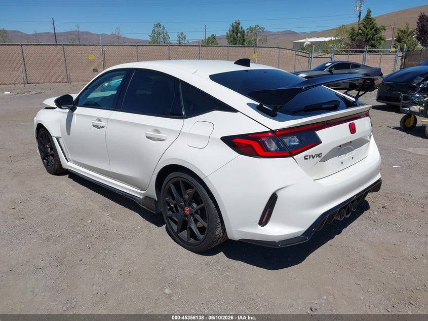 2025 Honda Civic VIN JHMFL5G44SX001409 IAAI salvage auction — RIGHT SIDE, Salvage Title, sold $9,100 on 2026-07-31 (photo 3)