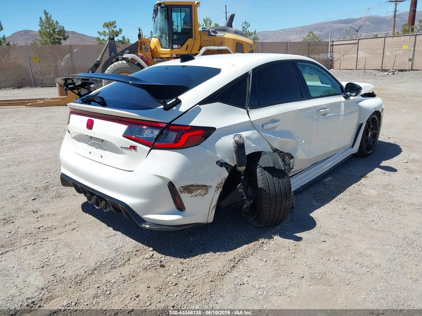 2025 Honda Civic VIN JHMFL5G44SX001409 IAAI salvage auction — RIGHT SIDE, Salvage Title, sold $9,100 on 2026-07-31 (photo 4)