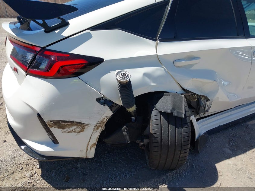 2025 Honda Civic VIN JHMFL5G44SX001409 IAAI salvage auction — RIGHT SIDE, Salvage Title, sold $9,100 on 2026-07-31 (photo 6)
