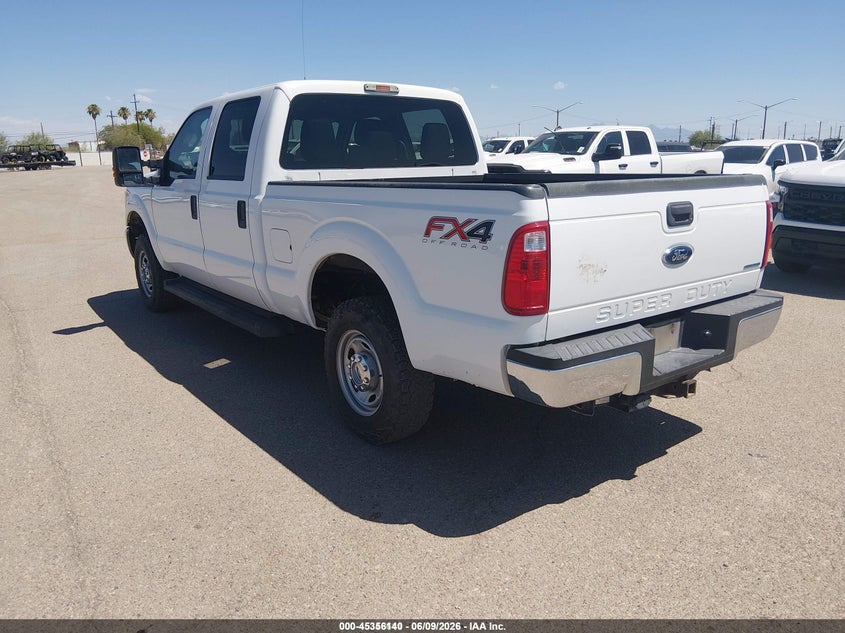 2016 Ford F-250 VIN 1FT7W2B61GED16319 IAAI salvage auction — NORMAL WEAR, Sf97 (Arizona), sold $17,100 on 2026-07-28 (photo 3)