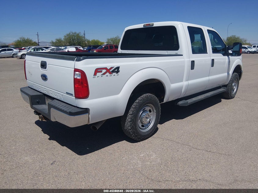 2016 Ford F-250 VIN 1FT7W2B61GED16319 IAAI salvage auction — NORMAL WEAR, Sf97 (Arizona), sold $17,100 on 2026-07-28 (photo 4)