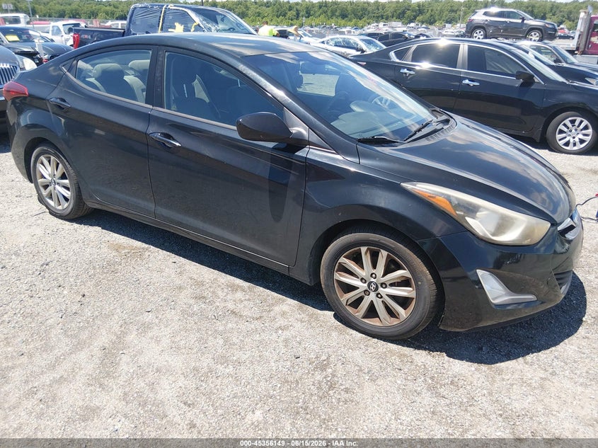 2015 Hyundai Elantra VIN KMHDH4AE9FU355449 IAAI salvage auction — NORMAL WEAR, Clear (Maryland), sold $825 on 2026-07-17 (photo 1)