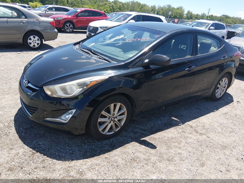 2015 Hyundai Elantra VIN KMHDH4AE9FU355449 IAAI salvage auction — NORMAL WEAR, Clear (Maryland), sold $825 on 2026-07-17 (photo 2)