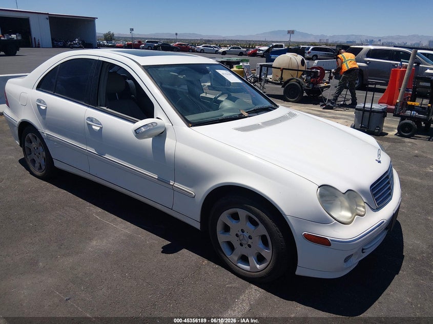 2006 Mercedes-benz C class VIN WDBRF54H96F751038 IAAI salvage auction — NORMAL WEAR, Clear (Nevada), sold $250 on 2026-07-31 (photo 1)