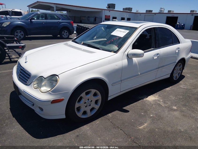 2006 Mercedes-benz C class VIN WDBRF54H96F751038 IAAI salvage auction — NORMAL WEAR, Clear (Nevada), sold $250 on 2026-07-31 (photo 2)