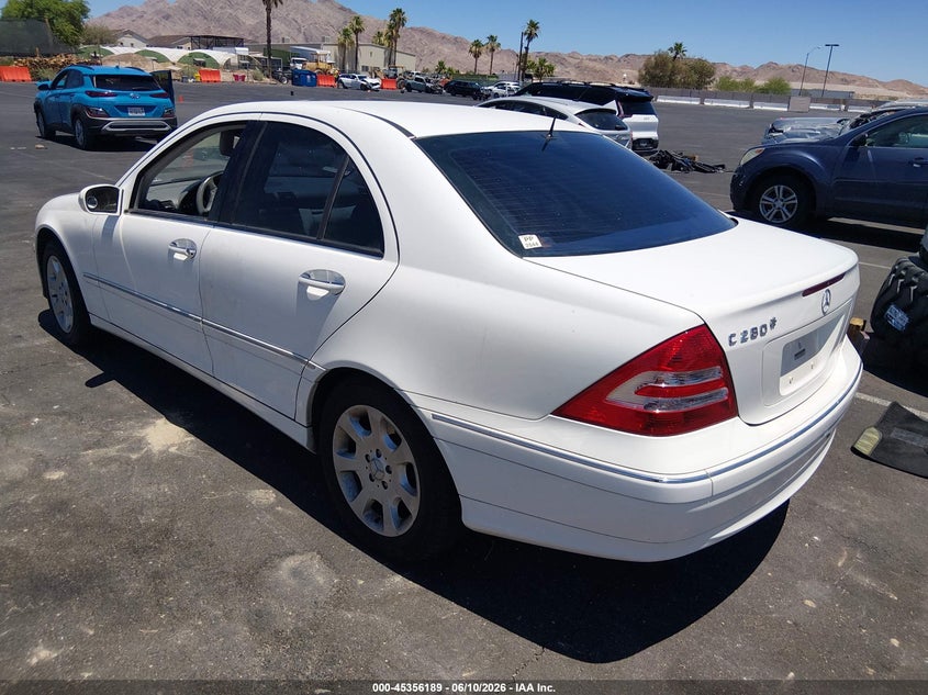 2006 Mercedes-benz C class VIN WDBRF54H96F751038 IAAI salvage auction — NORMAL WEAR, Clear (Nevada), sold $250 on 2026-07-31 (photo 3)