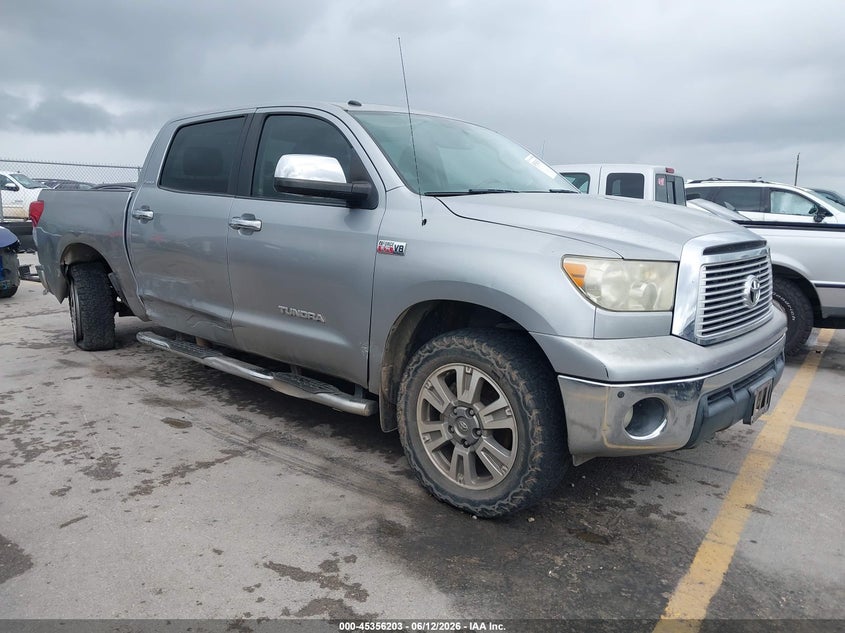 2012 Toyota Tundra VIN 5TFHW5F10CX266595 IAAI salvage auction — LEFT & RIGHT, Original (Texas), sold $5,500 on 2026-07-23 (photo 1)