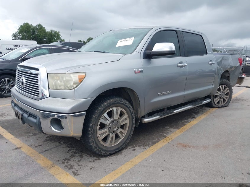 2012 Toyota Tundra VIN 5TFHW5F10CX266595 IAAI salvage auction — LEFT & RIGHT, Original (Texas), sold $5,500 on 2026-07-23 (photo 2)