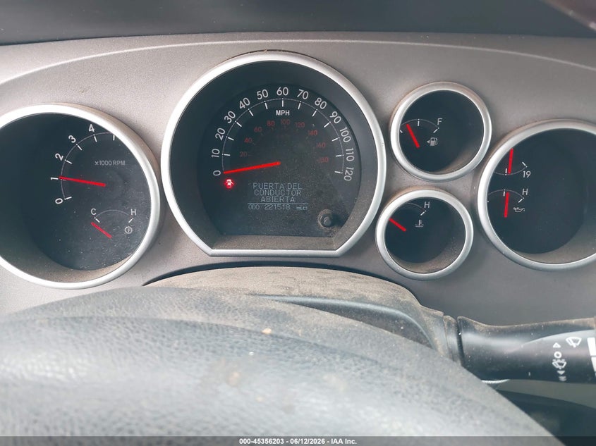 2012 Toyota Tundra VIN 5TFHW5F10CX266595 IAAI salvage auction — LEFT & RIGHT, Original (Texas), sold $5,500 on 2026-07-23 (photo 7)