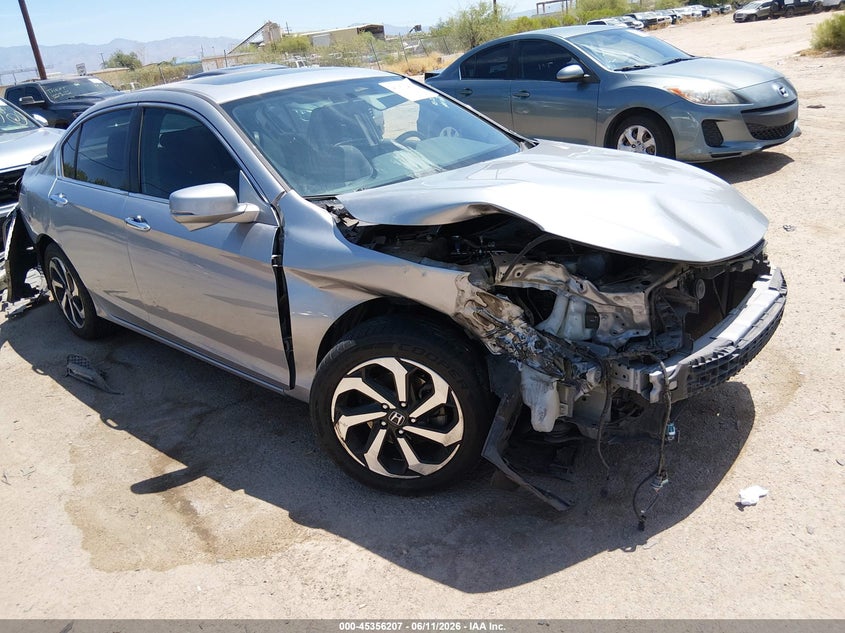2017 Honda Accord VIN 1HGCR2F76HA268948 IAAI salvage auction — ALL OVER, Salvage (Arizona), sold $1,550 on 2026-07-09 (photo 1)