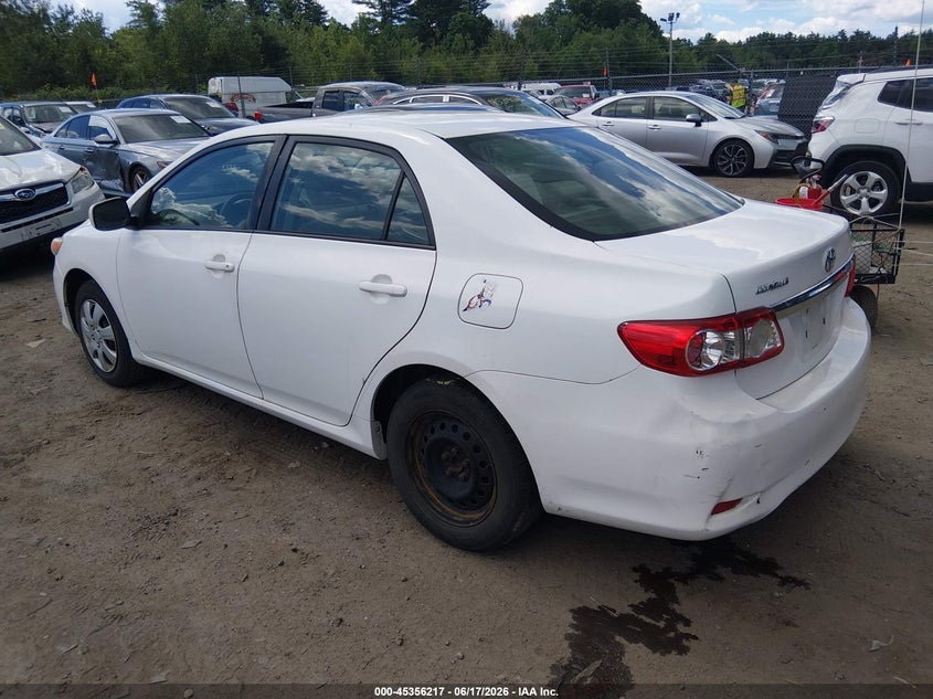 2011 Toyota Corolla VIN JTDBU4EE3BJ098642 IAAI salvage auction — REAR END, Clear (Massachusetts), sold $1,650 on 2026-07-31 (photo 3)
