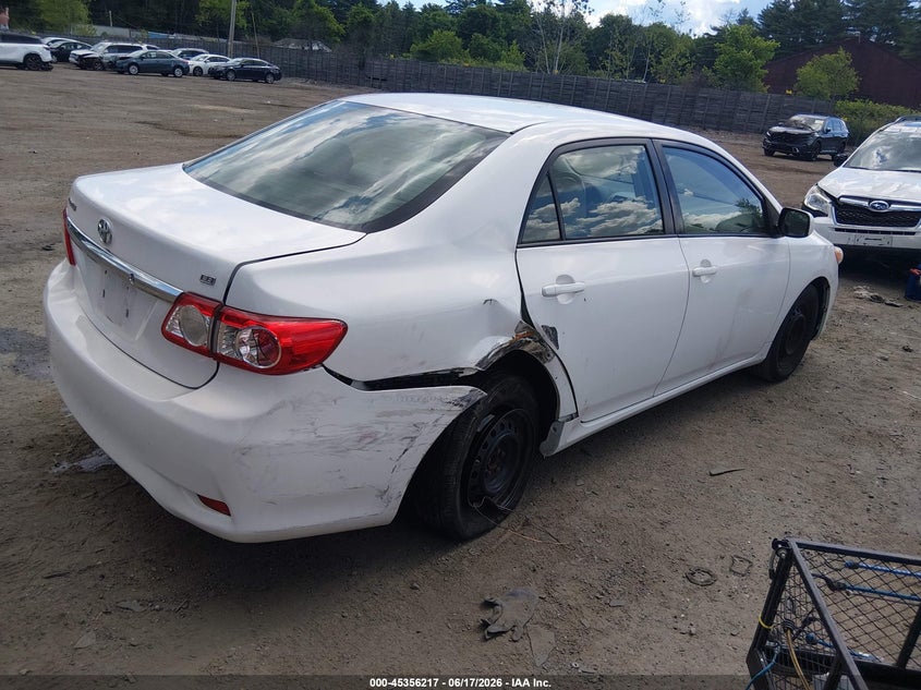 2011 Toyota Corolla VIN JTDBU4EE3BJ098642 IAAI salvage auction — REAR END, Clear (Massachusetts), sold $1,650 on 2026-07-31 (photo 4)