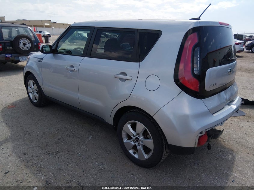 2017 Kia Soul VIN KNDJN2A23H7429251 IAAI salvage auction — RIGHT REAR, Salvage (Kansas), sold $425 on 2026-07-24 (photo 3)