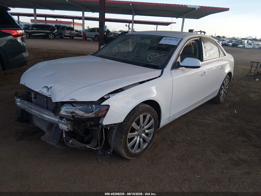 2010 Audi A4 VIN WAUEFAFL2AN057118 IAAI salvage auction — FRONT END, Salvage (Arizona), sold $600 on 2026-07-07 (photo 2)