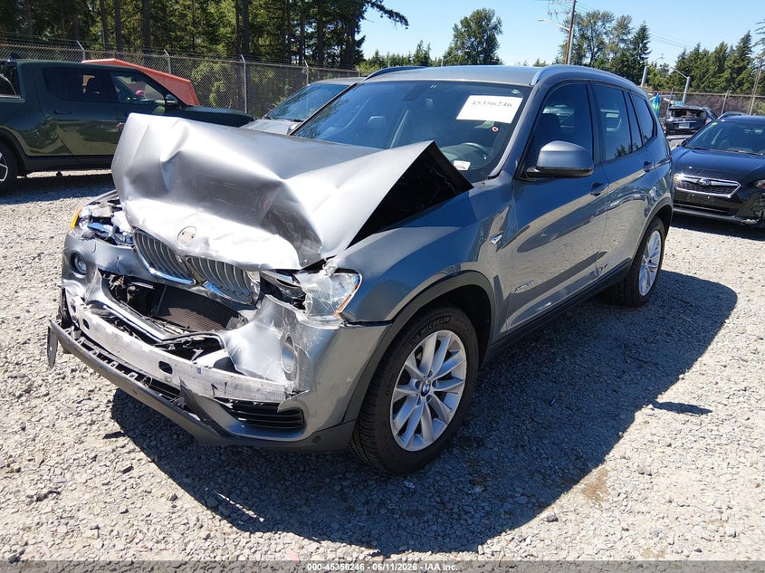 2015 BMW X3 VIN 5UXWX9C57F0D62144 IAAI salvage auction — FRONT END, Bill Of Sale (Washington), sold $1,125 on 2026-07-15 (photo 2)