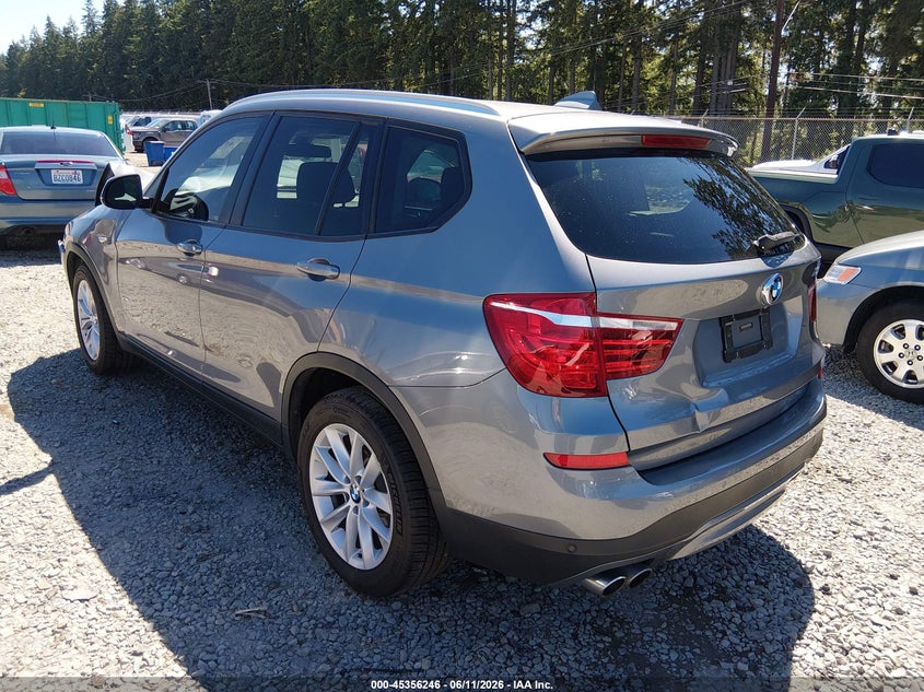 2015 BMW X3 VIN 5UXWX9C57F0D62144 IAAI salvage auction — FRONT END, Bill Of Sale (Washington), sold $1,125 on 2026-07-15 (photo 3)