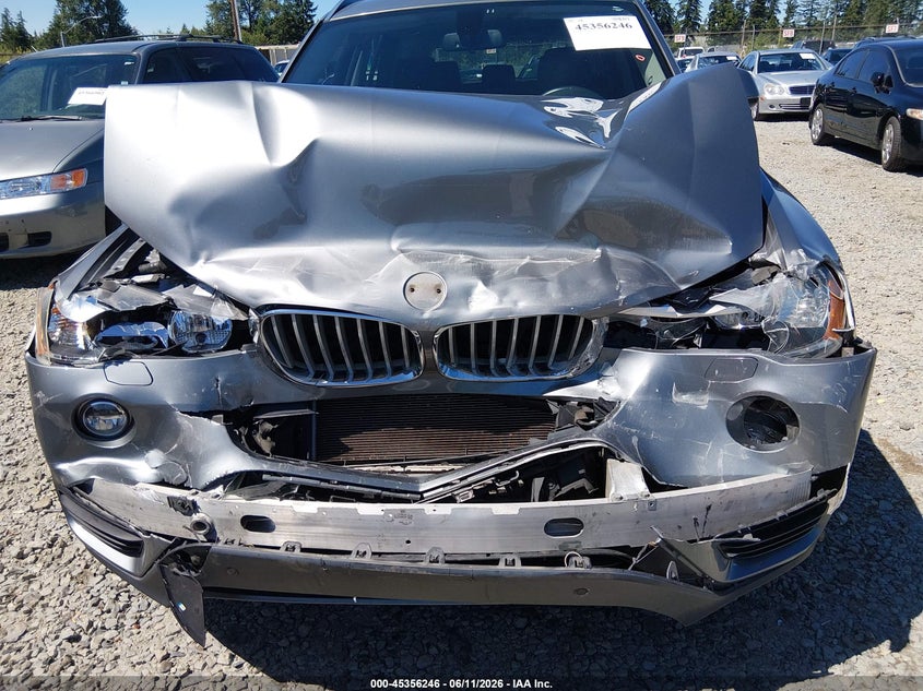 2015 BMW X3 VIN 5UXWX9C57F0D62144 IAAI salvage auction — FRONT END, Bill Of Sale (Washington), sold $1,125 on 2026-07-15 (photo 6)