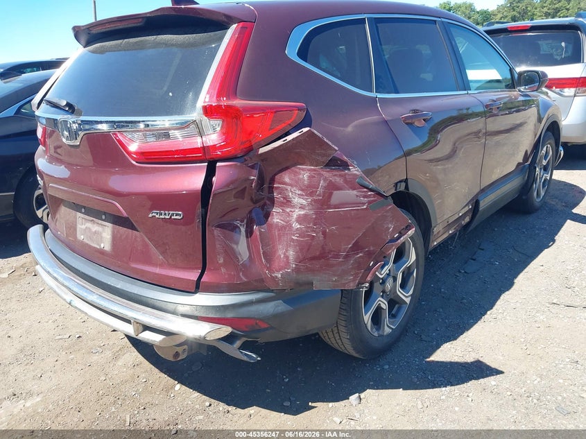 2018 Honda Cr-v VIN 7FARW2H55JE035125 IAAI salvage auction — REAR END, Mv-907A (New York), sold $8,750 on 2026-07-28 (photo 6)