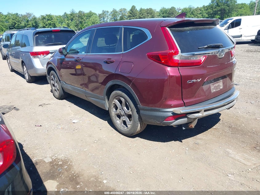 2018 Honda Cr-v VIN 7FARW2H55JE035125 IAAI salvage auction — REAR END, Mv-907A (New York), sold $8,750 on 2026-07-28 (photo 3)
