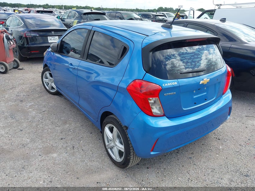 2017 Chevrolet Spark VIN KL8CB6SA4HC826191 IAAI salvage auction — FRONT & REAR, Salvage (Texas), sold $1,000 on 2026-07-21 (photo 3)