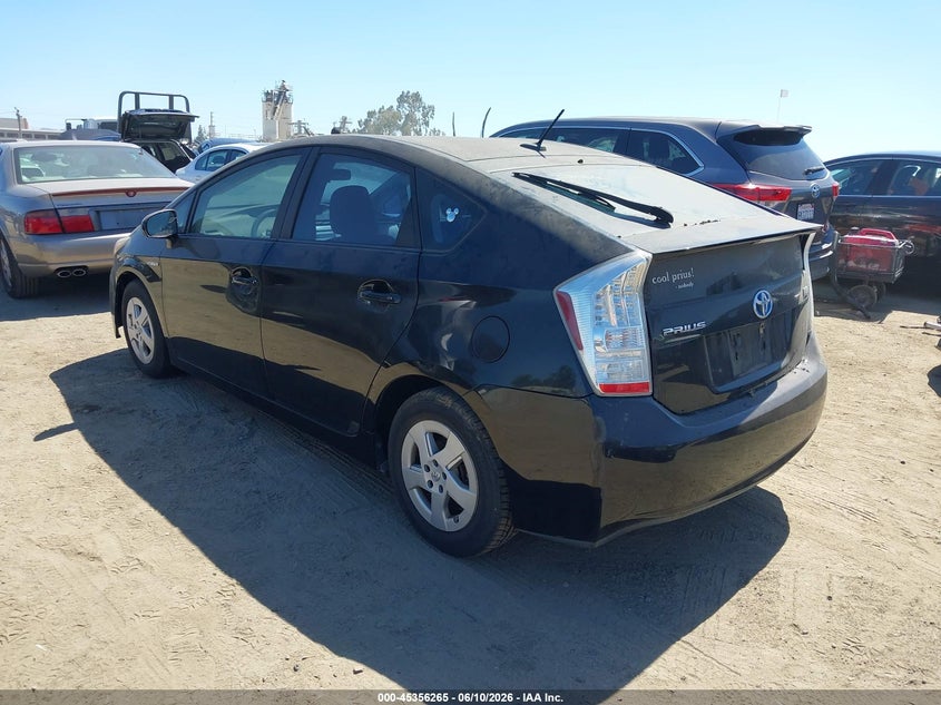2010 Toyota Prius VIN JTDKN3DU6A1298509 IAAI salvage auction — NORMAL WEAR, Clear - Dealer Only (California), sold $825 on 2026-07-15 (photo 3)
