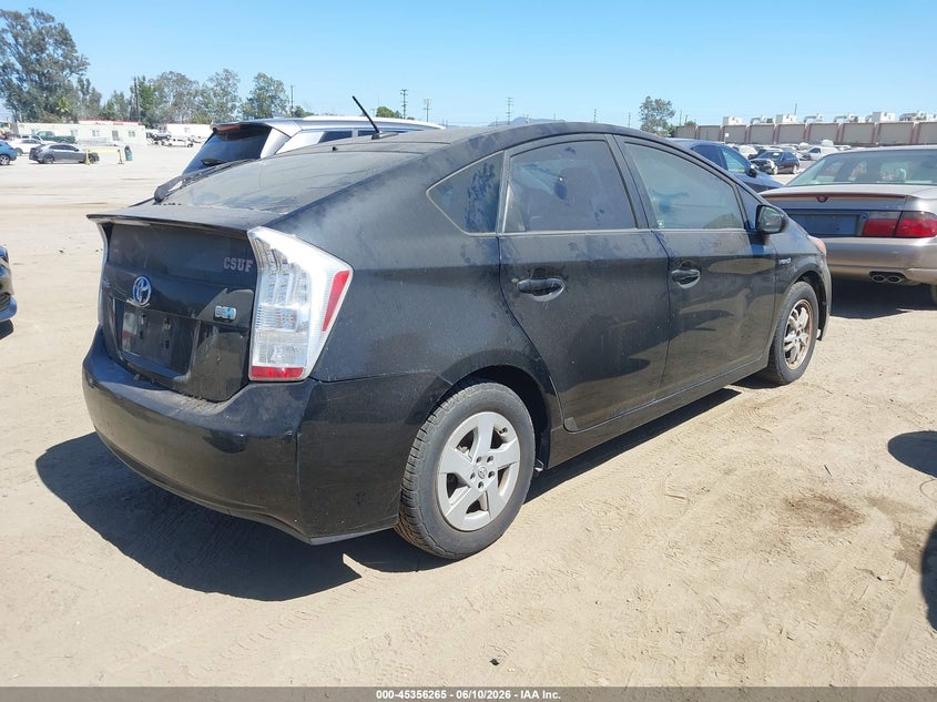 2010 Toyota Prius VIN JTDKN3DU6A1298509 IAAI salvage auction — NORMAL WEAR, Clear - Dealer Only (California), sold $825 on 2026-07-15 (photo 4)